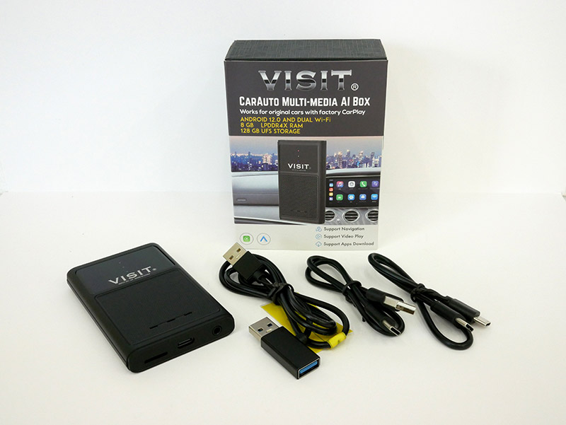 最新モデル VISIT ELA-V10S ビジット カープレイ - スマートフォン 